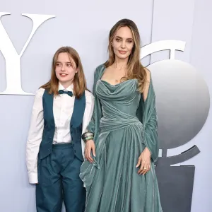 Angelina Jolie and Vivienne Jolie-Pitt