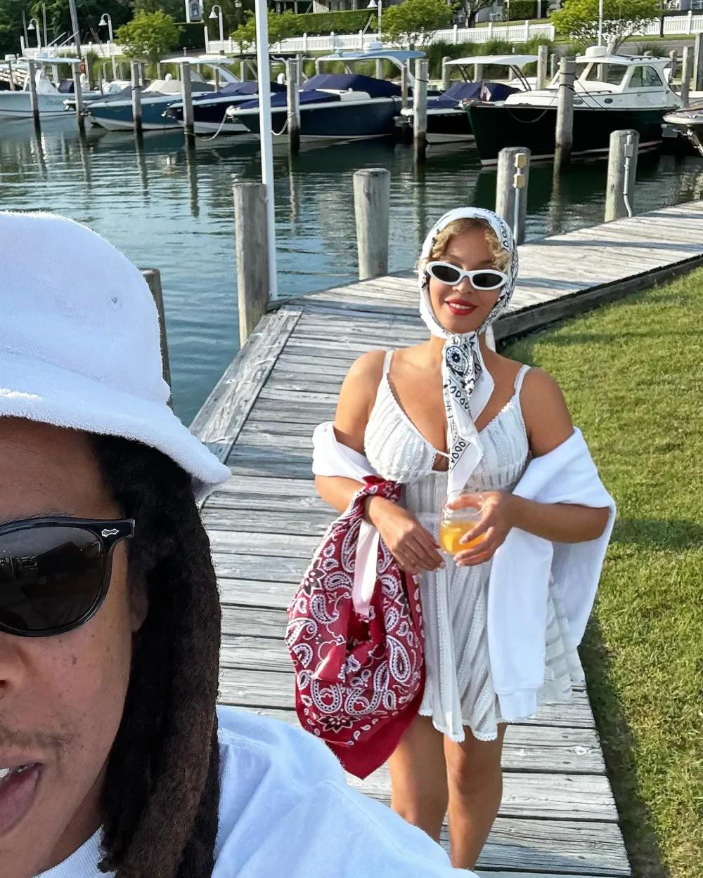 Beyonce Shows Off Her Chic Vacation Fashion With Jay Z