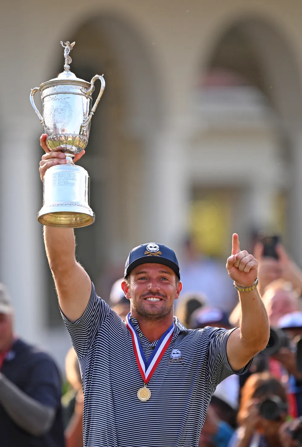 Bryson DeChambeau Seen Carrying U S Open Trophy in Downtown Nashville