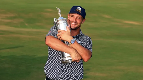 Bryson DeChambeau Seen Carrying U S Open Trophy in Downtown Nashville