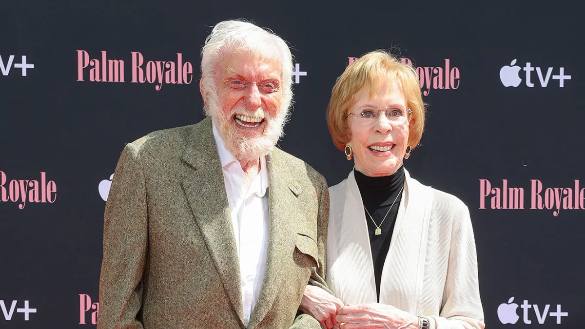 Carol Burnett Grabs Dick Van Dyke Face During Sweet Reunion