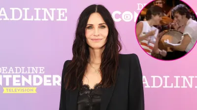 Courteney Cox Busts out Her Bruce Springsteen Music Video Moves for 80s Dancing TikTok Trend