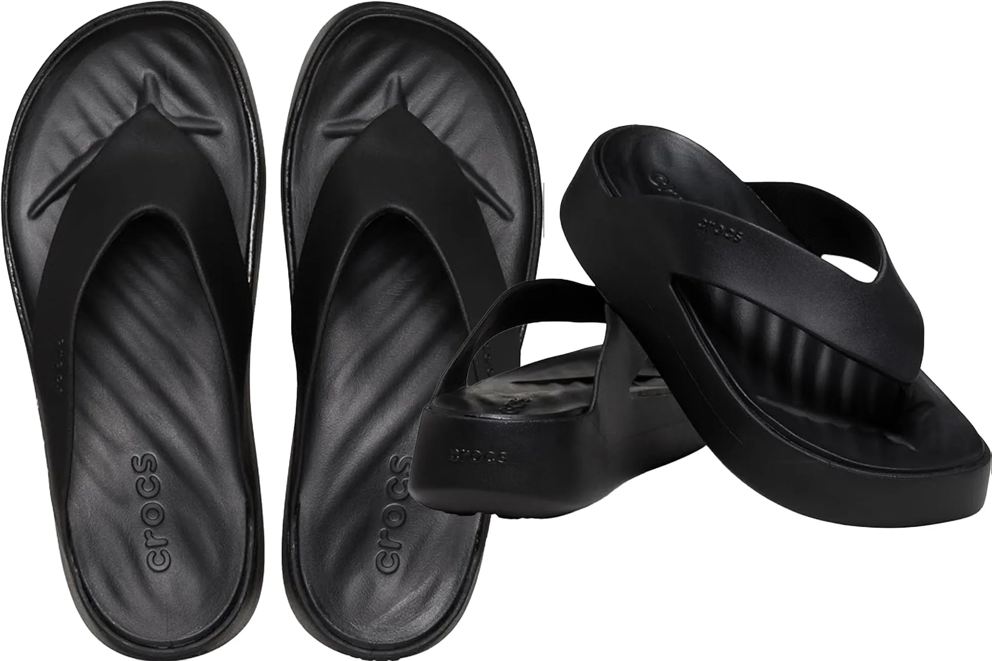 Crocs platform sandals