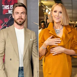 Derek Hough Says He Could Barely Watch Celine Dion Documentary Reminds Him of Wife s Seizure 088