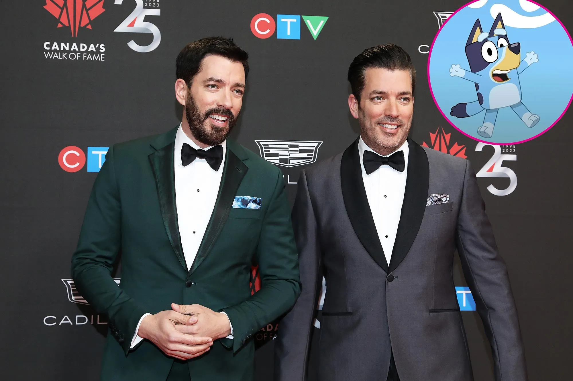 Drew Scott Uses Bluey to Explain Jonathan Scotts Parental Role With Fiancee Zooey Deschanels Kids