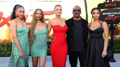 Eddie Murphy Brings 3 Daughters to Beverly Hills Cop Axel F Premiere