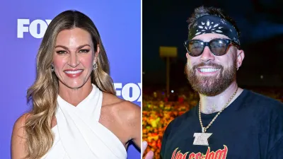 Erin Andrews Asked Travis Kelce What the Surprise Songs Were