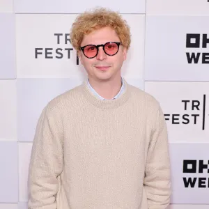 Feature Michael Cera Debuts Blonde Hair at Tribeca Film Festival