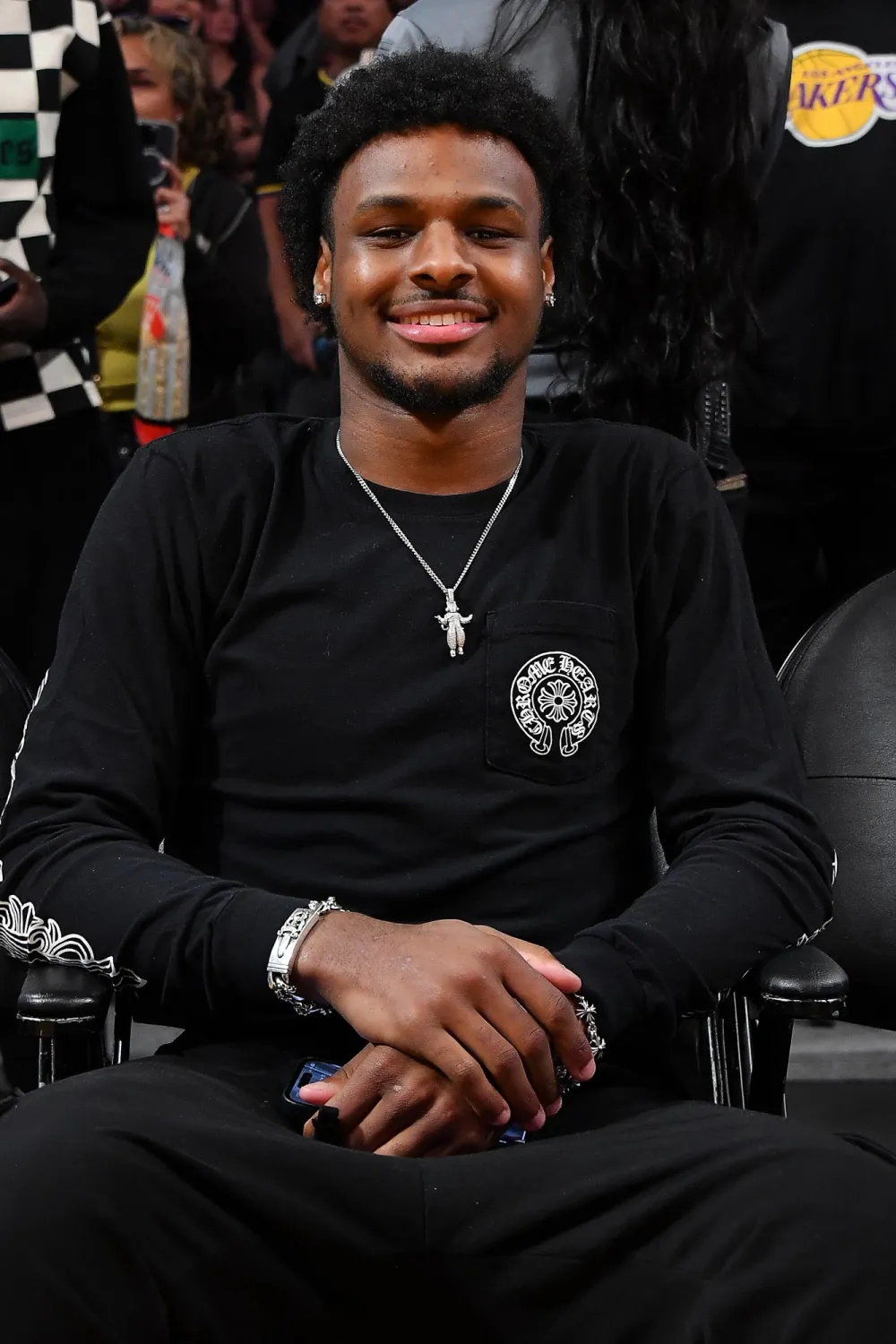 LeBron James&rsquo; Son Bronny James Drafted by LA Lakers, Duo Becomes 1st Father-Son Duo in NBA History GettyImages 1738298606