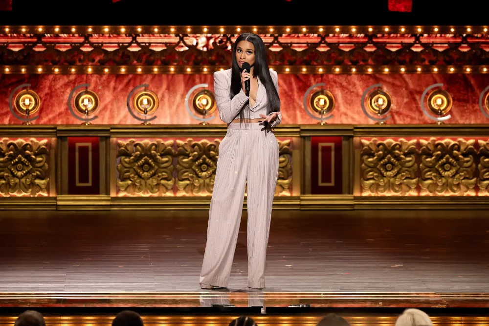 NEW YORK, NEW YORK - JUNE 16: Ariana DeBose hosts The 77th Annual Tony Awards at David H. Koch Theater at Lincoln Center on June 16, 2024 in New York City. (Photo by Theo Wargo/Getty Images for Tony Awards Productions)