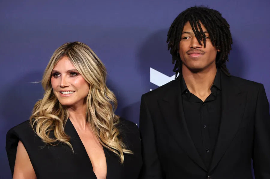 Feature GettyImages-2216626280 Heidi Klum son Henry 2025 American Music Awards