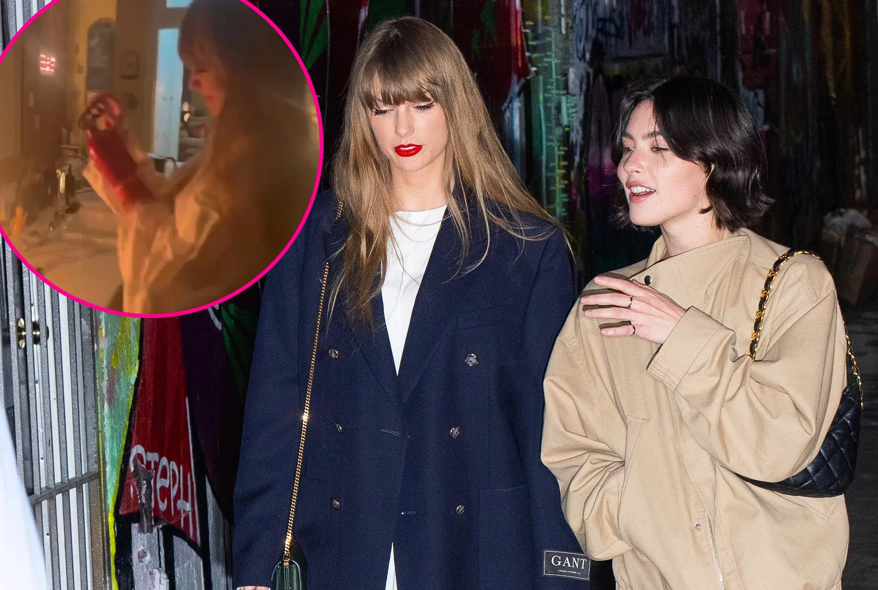 Gracie Abrams Posts Video of Taylor Swift Extinguishing a Fire in Her Apartment 842