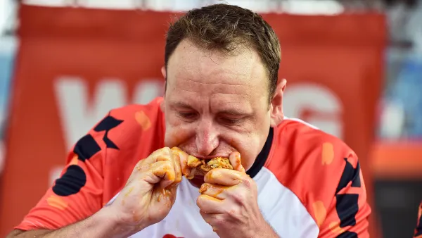Joey Chestnut Banned From Competing in Nathan Hot Dog Eating Contest