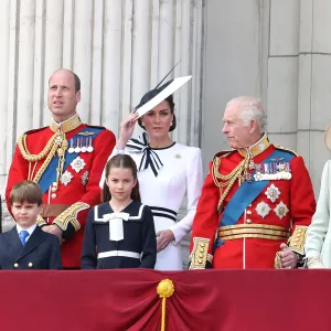 Kate Middleton Whispered to King Charles Throughout Trooping the Colour Balcony Appearance