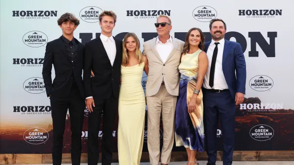 Kevin Costner Joins 5 Kids at Horizon Premiere