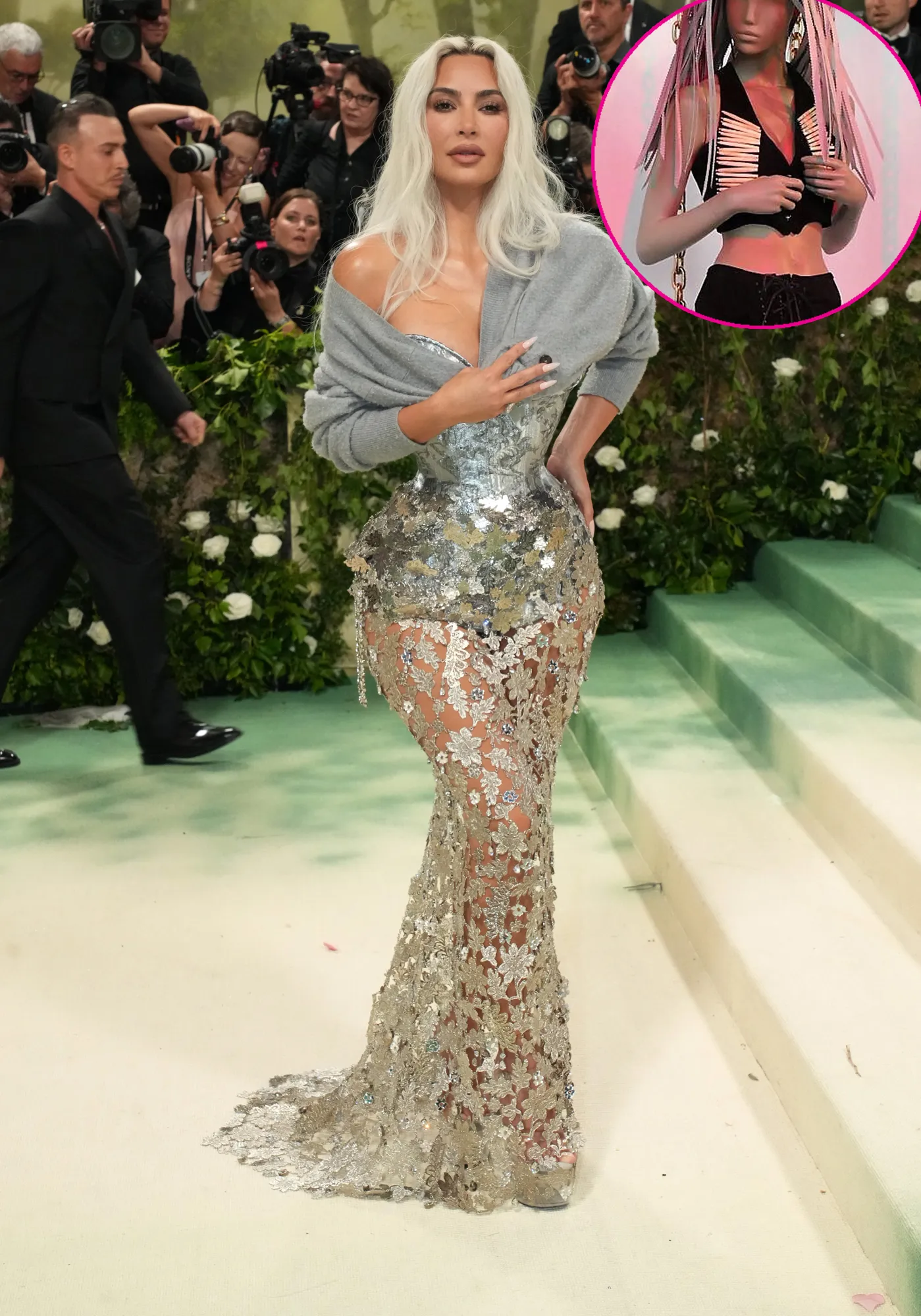 Kim Kardashian Wears Janet Jackson 1993 If Music Video Outfit