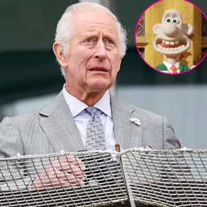 King Charles New Portrait Vandalized With Wallace Gromit Cartoon