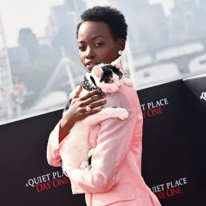 Lupita Nyong o Underwent Cat Therapy for A Quiet Place Day One