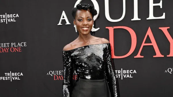 Lupita at Quiet Place Premiere