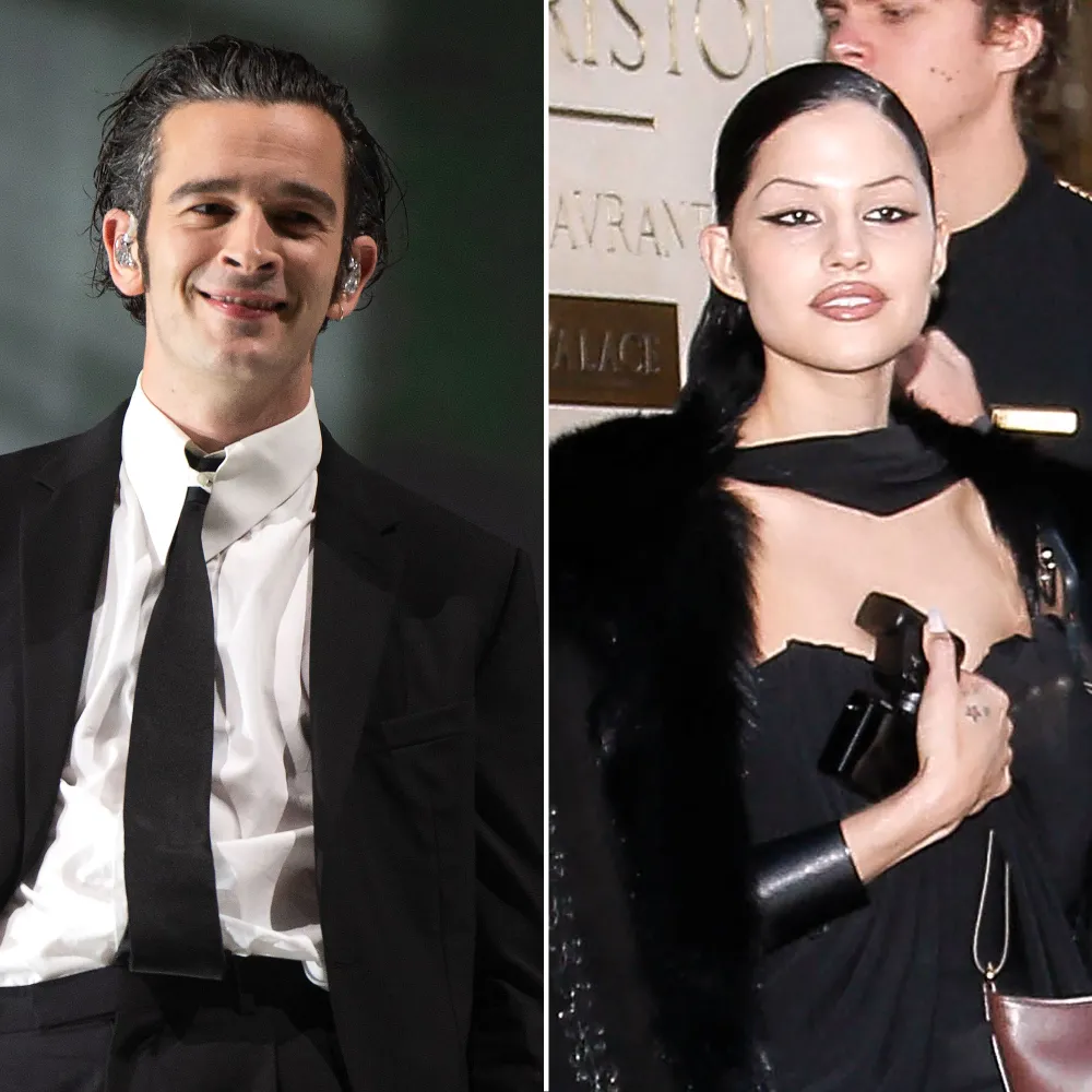 Matty Healy Proposed to Fiancee Gabbriette Bechtel With a Custom Black Diamond Engagement Ring