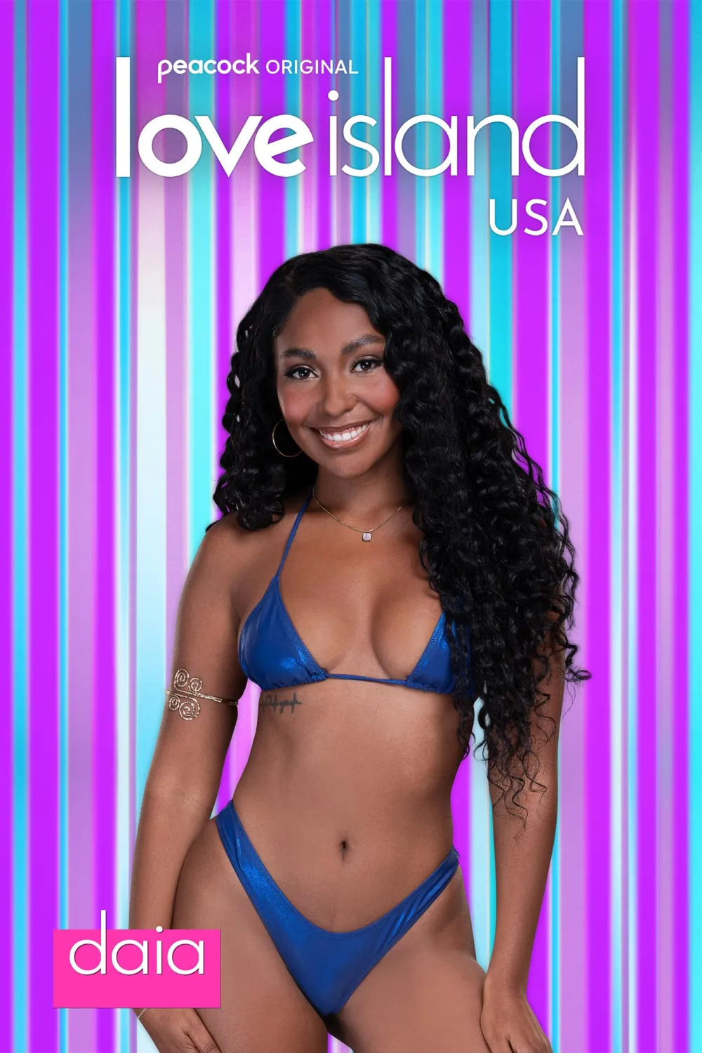 Conoce a los nuevos bombazos de la temporada 6 de Love Island USA que llegan a Casa Amor LoveIsland_S6_DAIA_CharacterPortrait_4000x6000_Text 123