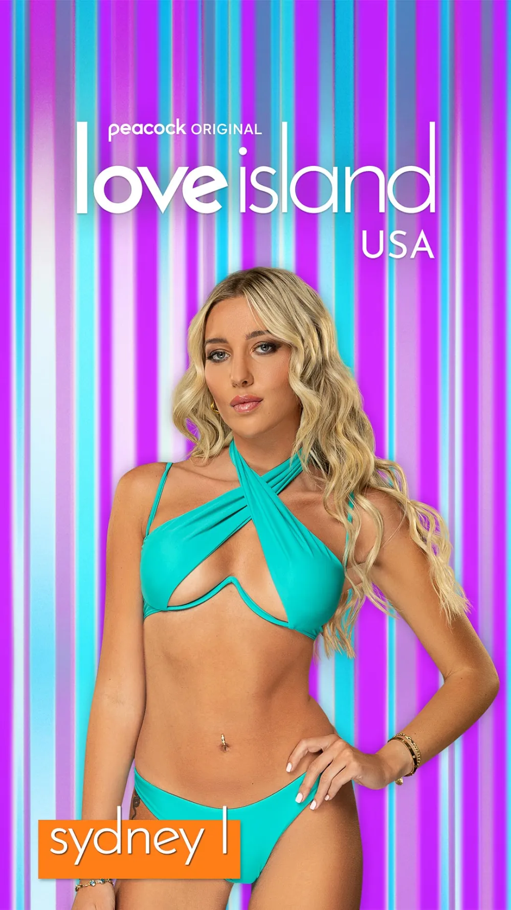 Conoce a los nuevos bombazos de la temporada 6 de Love Island USA que llegan a Casa Amor LoveIsland_S6_SYDNEY L_CharacterPortrait_1080x1920_Text 125
