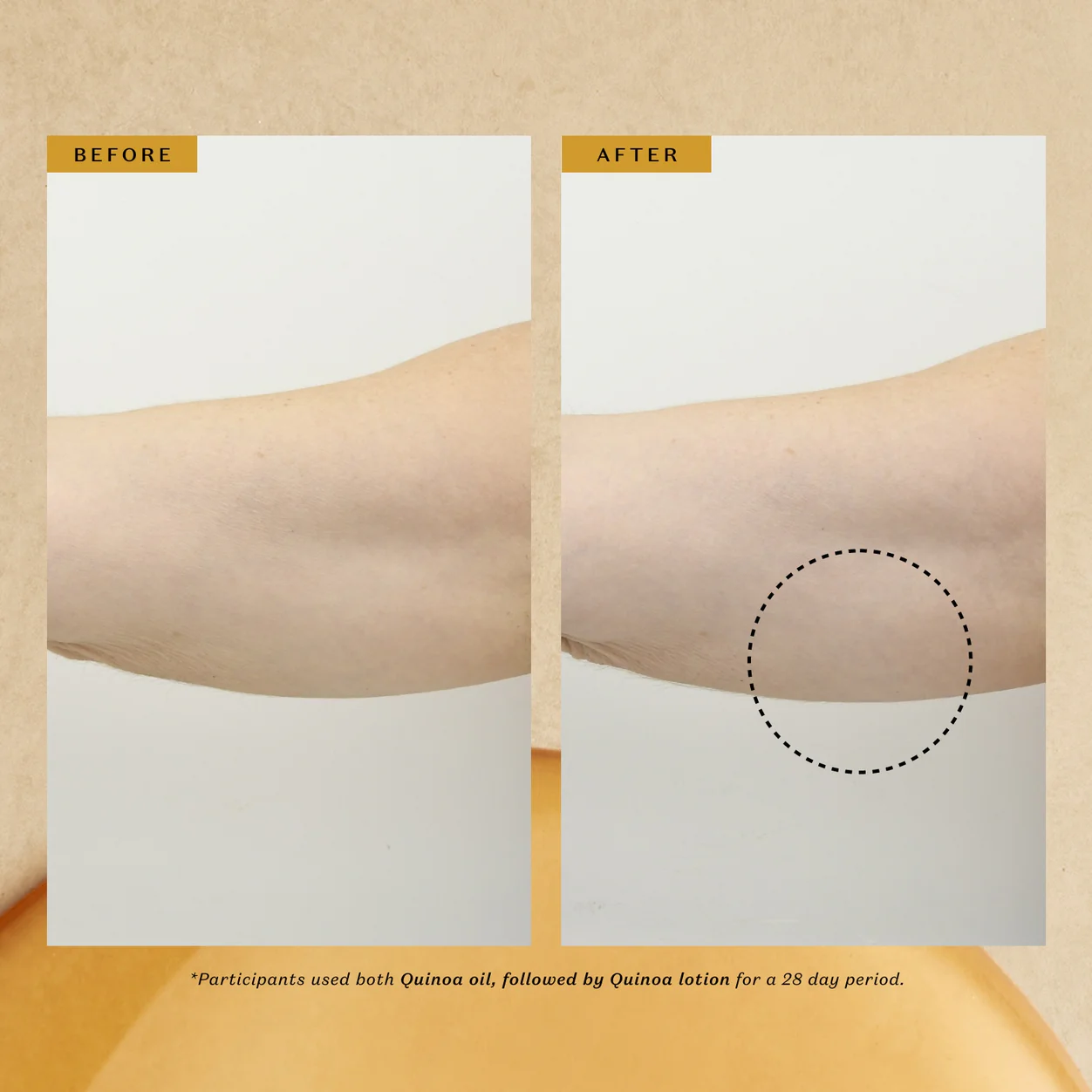 QUINOA FIRMING BODY LOTION Arm