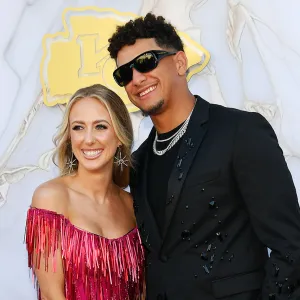 Patrick Mahomes Celebrates 3rd Super Bowl Ring Ceremony With Wife Brittany