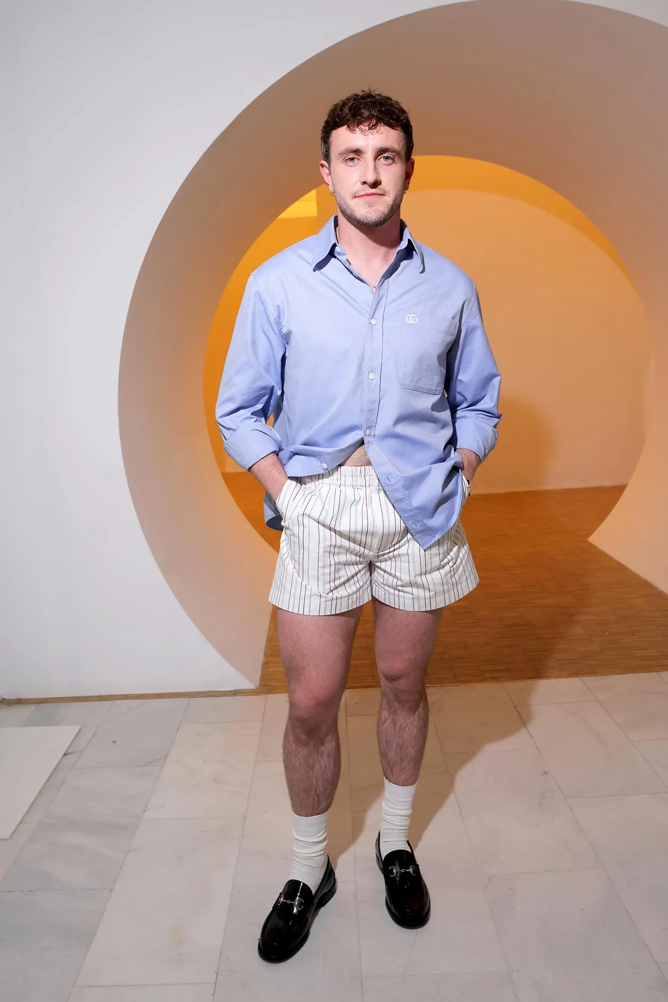 Paul Mescal Says Hes a Big Advocate for Men Wearing Shorter Shorts at Milan Fashion Week