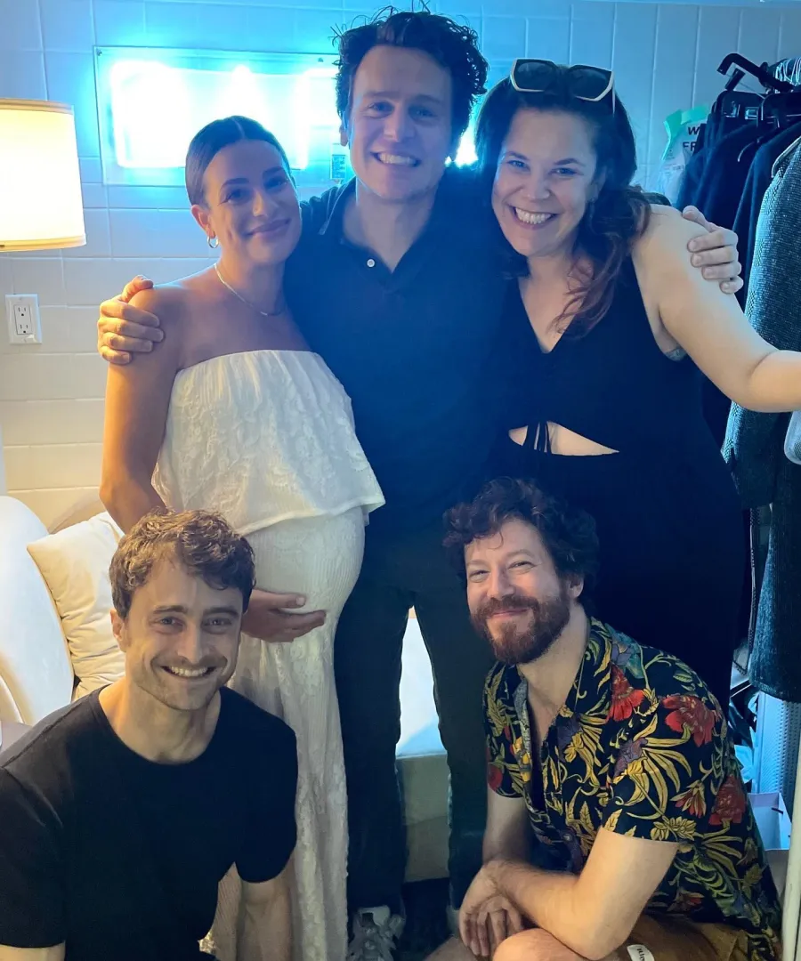 Pregnant Lea Michele s Baby Bump Album Ahead of Welcoming Baby No 2