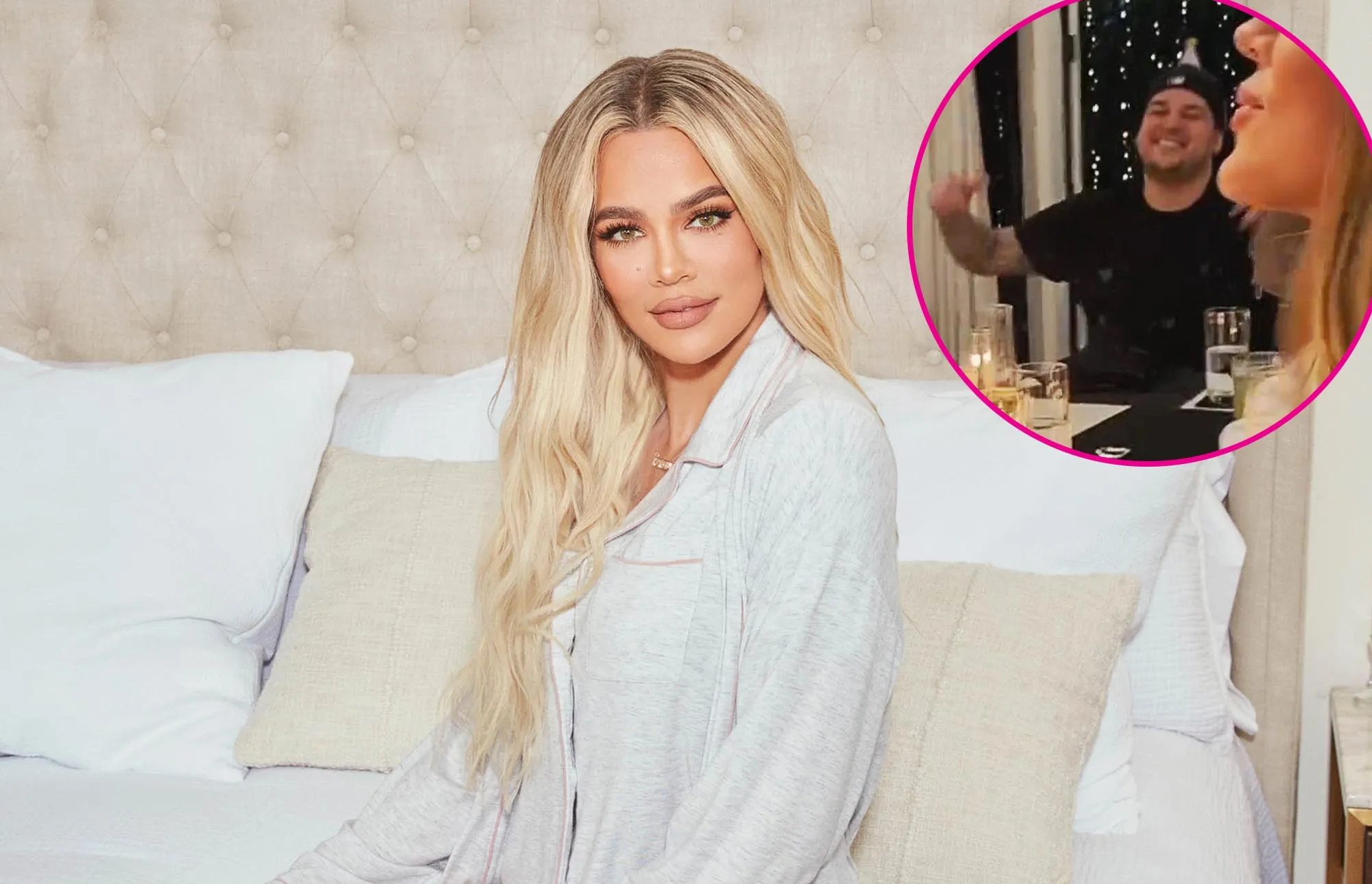 Rob Kardashian Makes Rare On Camera Appearance Celebrating Khloe s Birthday 045