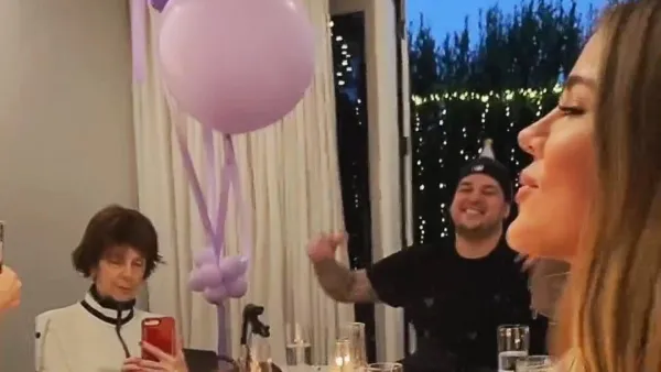 Rob Kardashian Makes Rare On Camera Appearance Celebrating Khloe s Birthday 046
