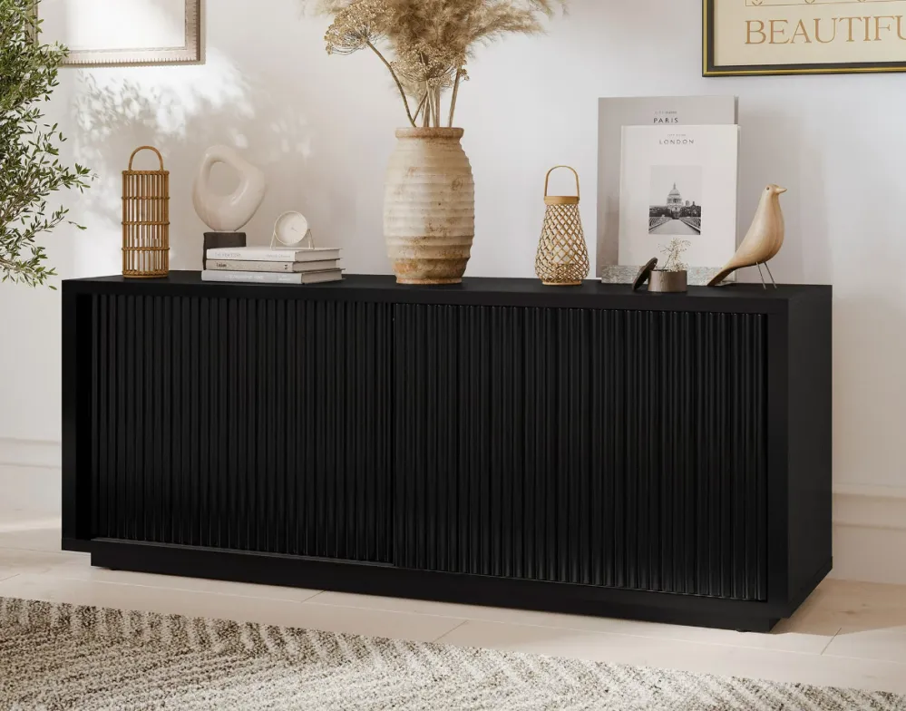 Beautiful Fluted TV Stand for TV&rsquo;s up to 70&rdquo; by Drew Barrymore