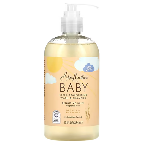 Shea Moisture Oat Milk & Rice Water Baby Extra Comforting Wash & Shampoo