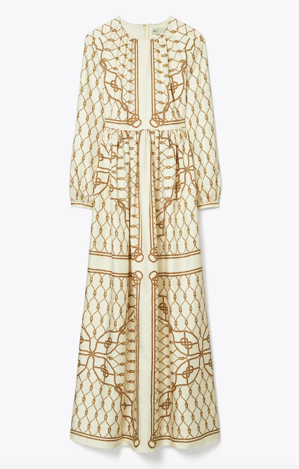 Silk Printed Dress tory burch