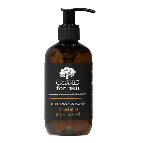 Organic for Men Deep Cleansing Shampoo Peppermint & Cedarwood