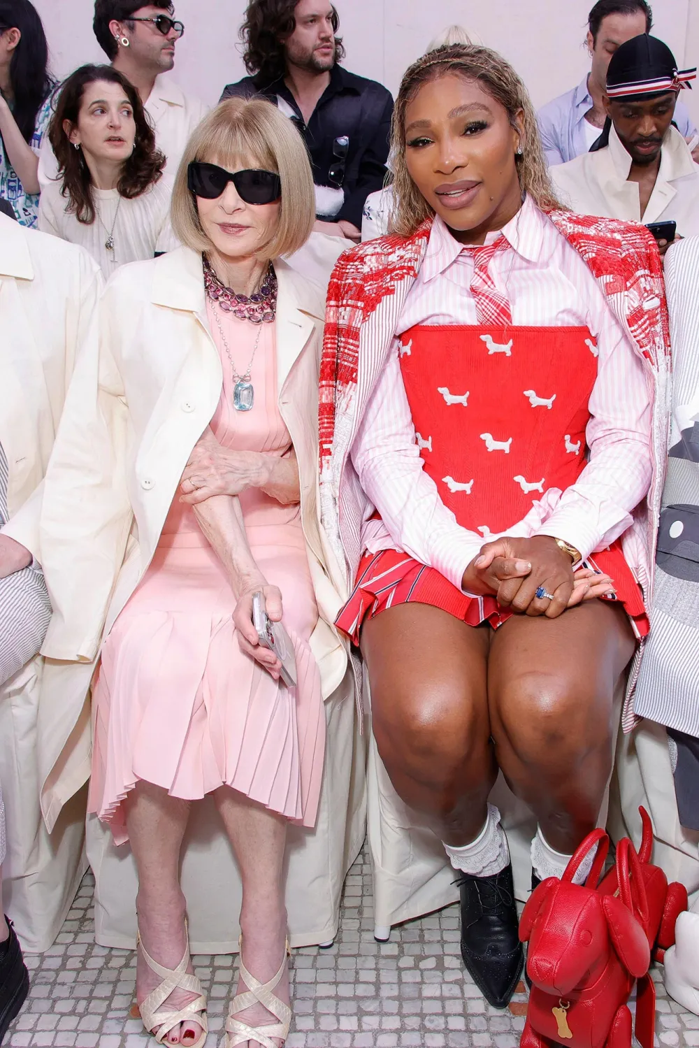 Serena Williams Mixes Prints and Patterns at Thom Browne Fashion Show