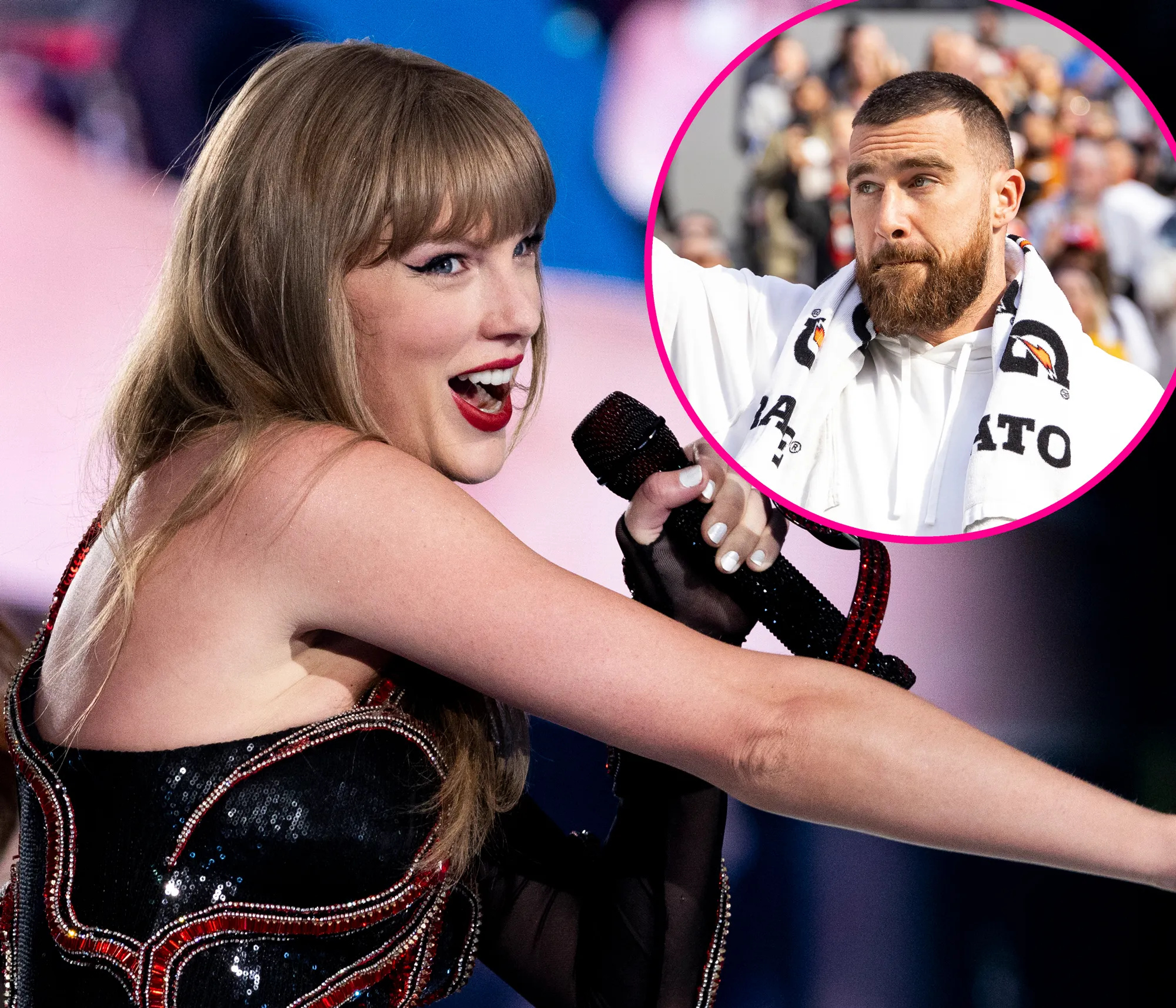 Taylor Swift Blushes Singing About Dating the Boy on the Football Team