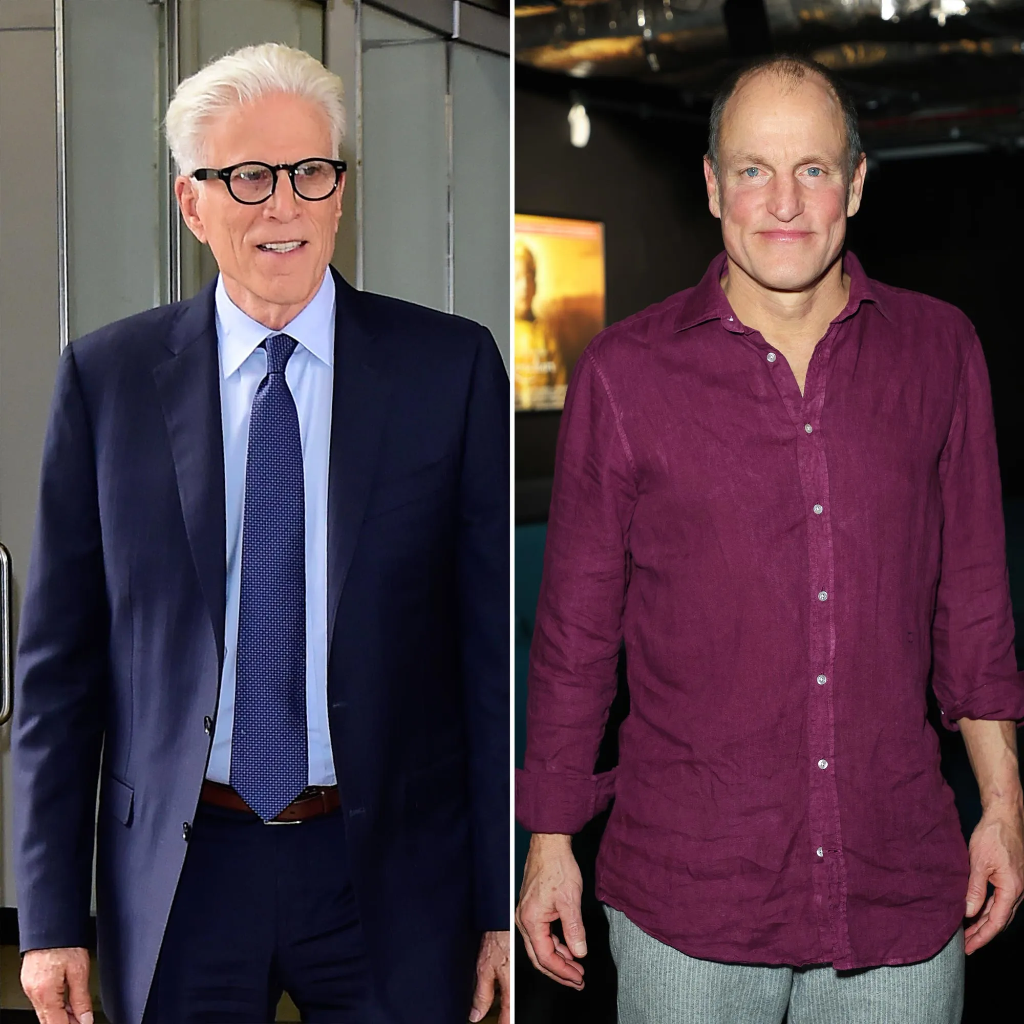 Ted Danson Bandaged Up Woody Harrelson After Motorcycle Accident Some Pain Involved 606