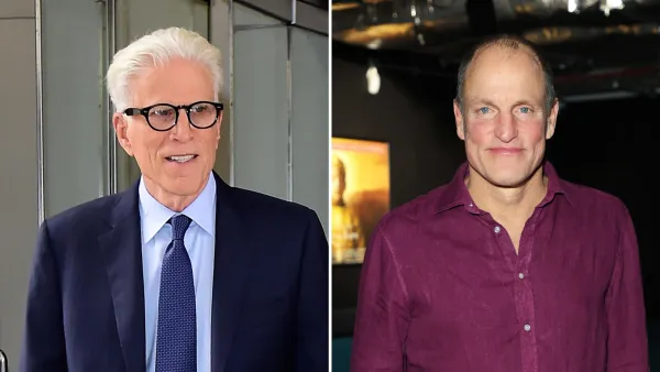 Ted Danson Bandaged Up Woody Harrelson After Motorcycle Accident Some Pain Involved 606