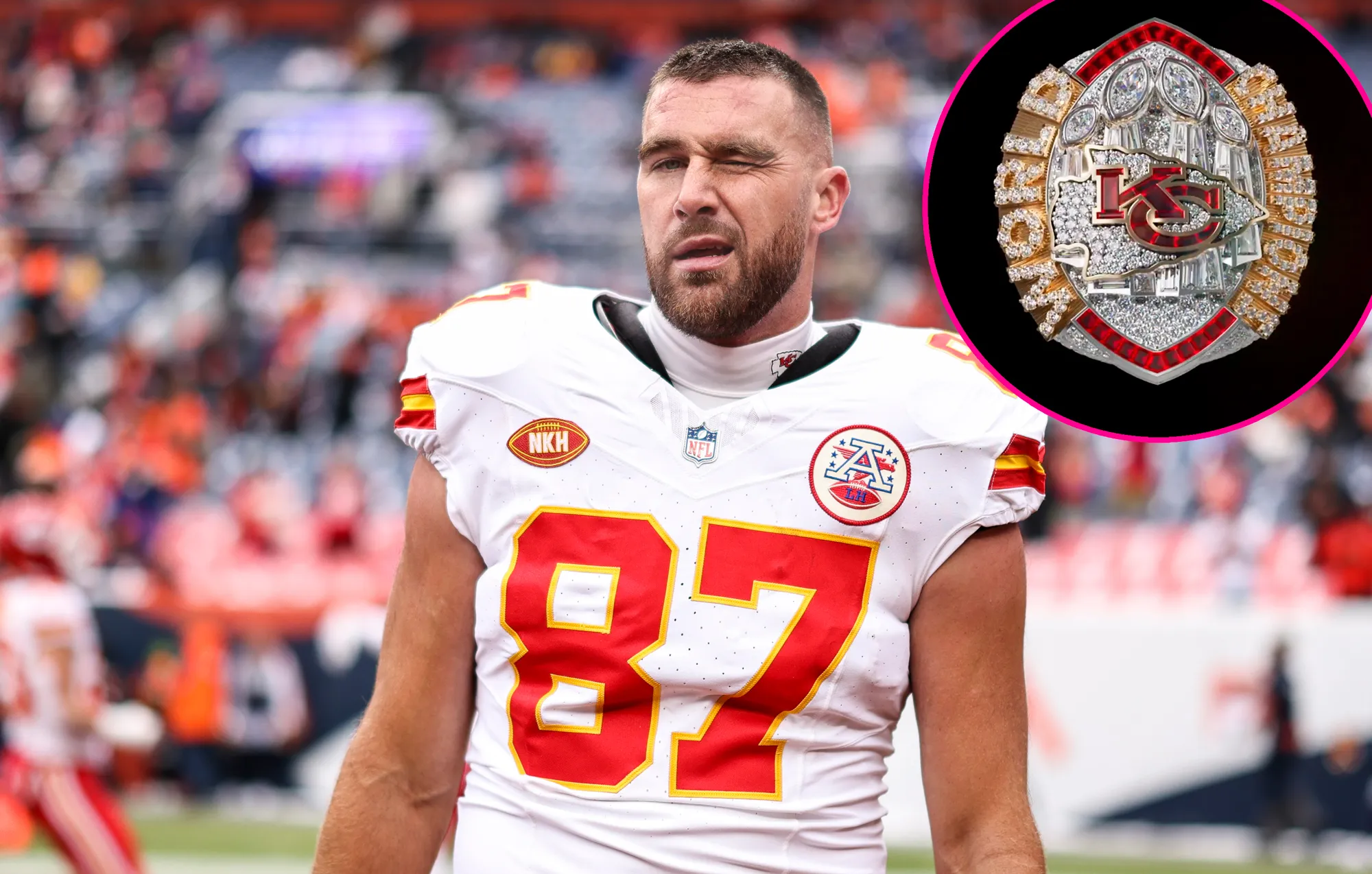 Travis Kelce Says He Doesnt Care About Typo on 40K Superbowl Rings