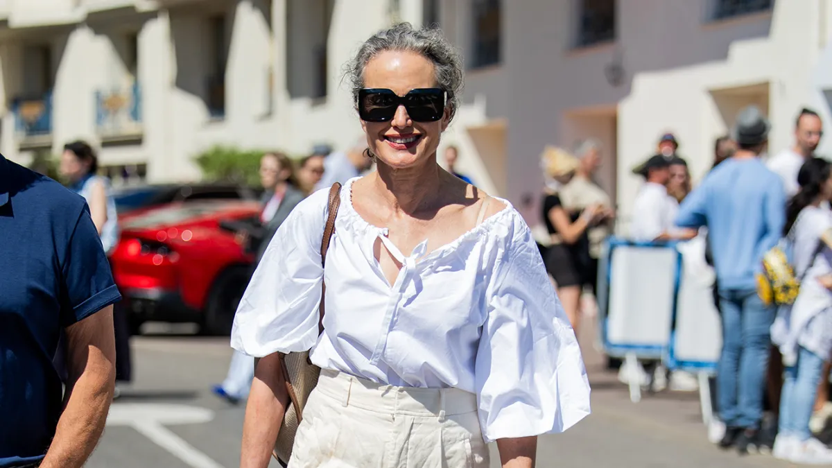 Andie MacDowell on May 22, 2024 in Cannes, France.