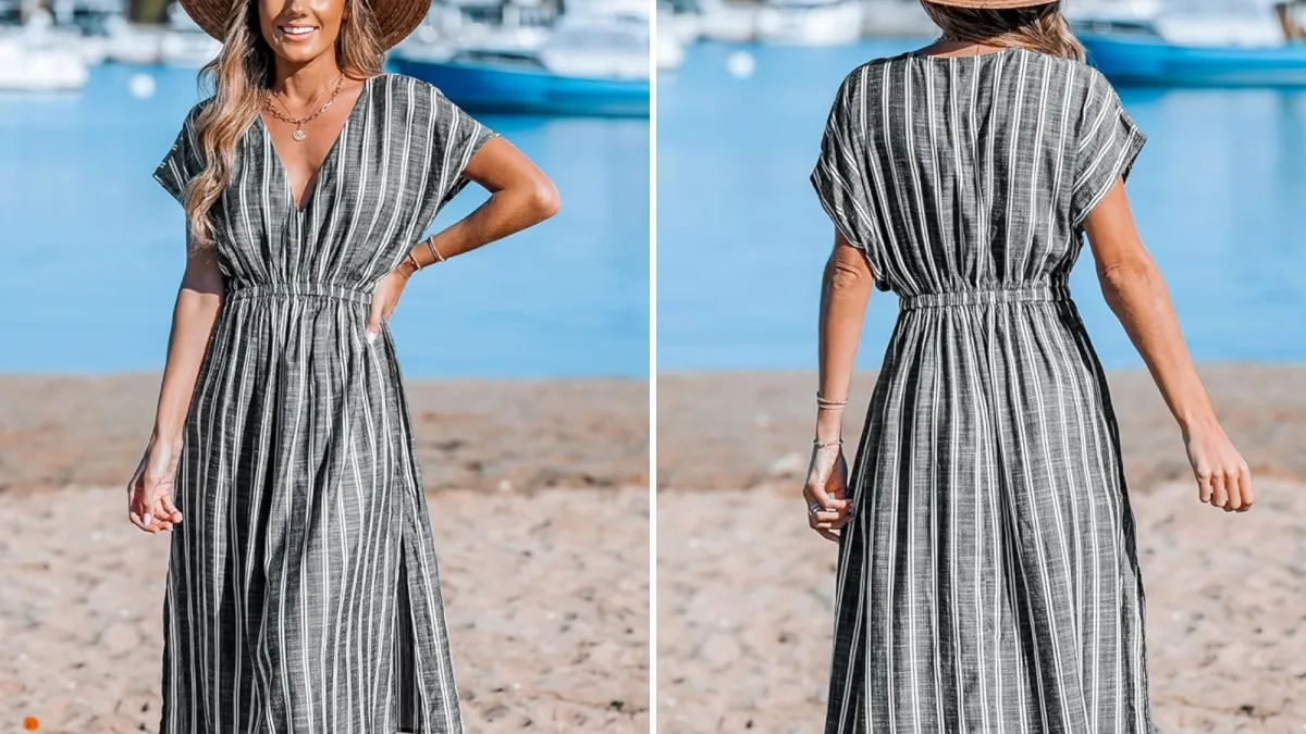 CUPSHE V-Neck Cover-Up