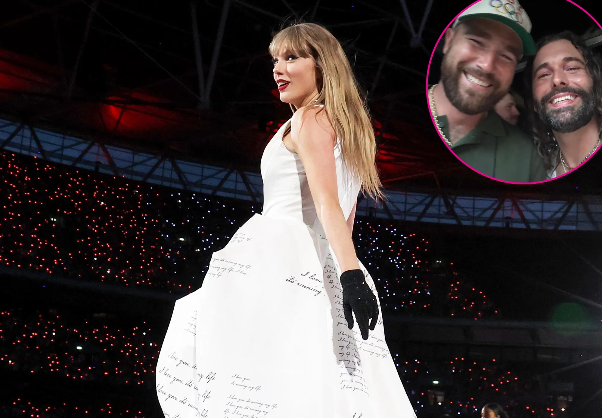 Taylor Swift Replicates Travis Kelces NFL Entrance During So High School Performance in London