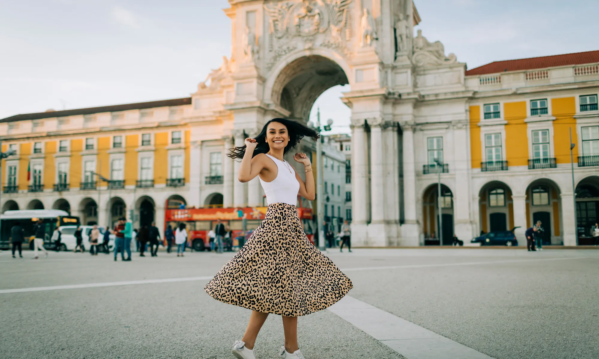 flowy slimming maxi skirt