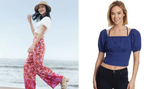 Jessica Simpson Doria Halter Tie Top