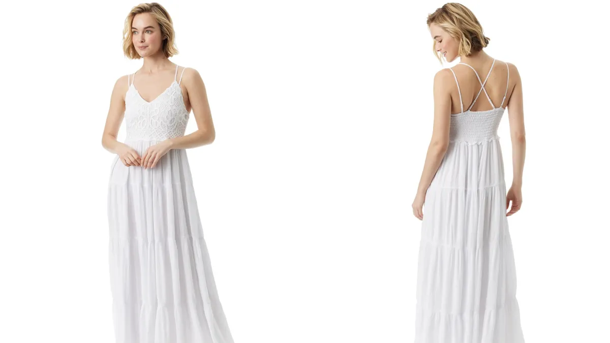 Jessica Simpson Iris Crochet Cami Dress