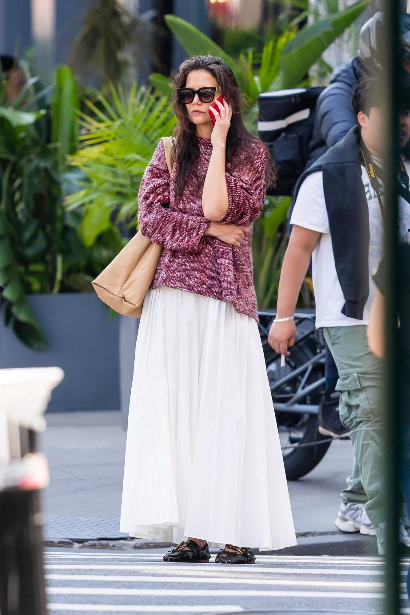 Katie Holmes in NoHo on May 10, 2023.