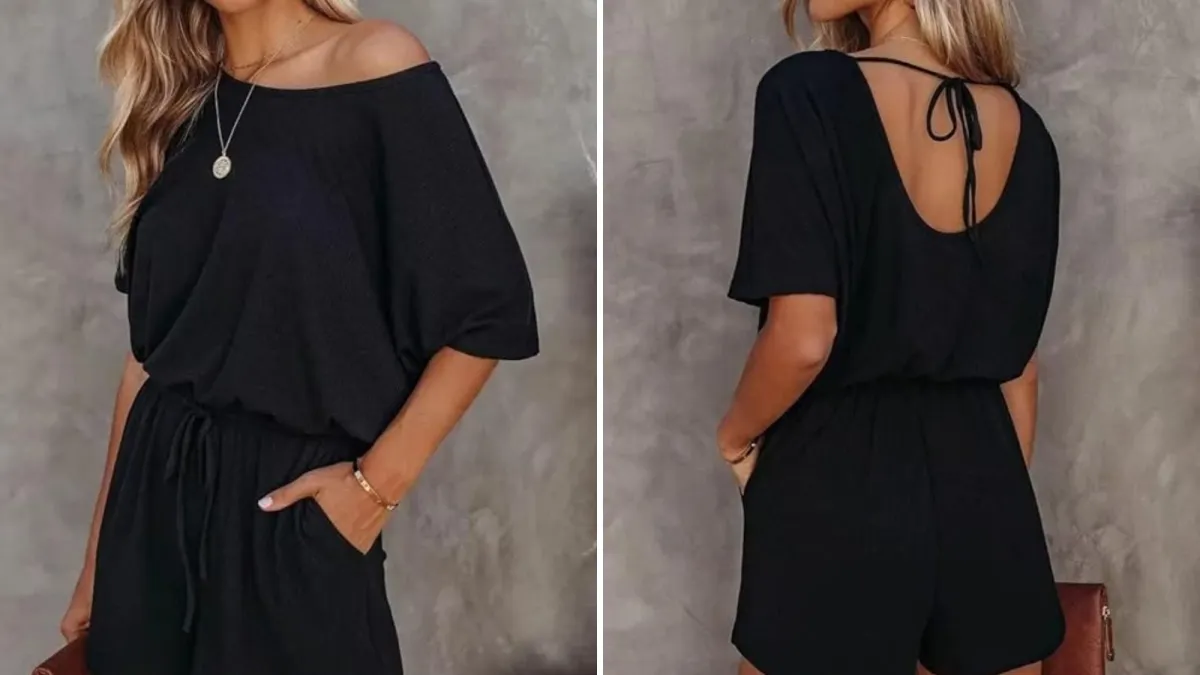 Lacozy Off the Shoulder Romper