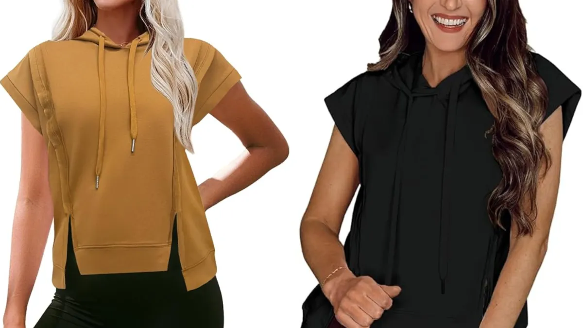 Miholl Cropped Hoodie Pullover Top